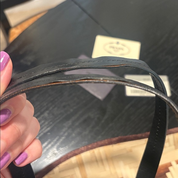 Authentic PRADA VELA SPORT Nylon Leather Shoulder Hand Bag Black - Picture 6 of 16